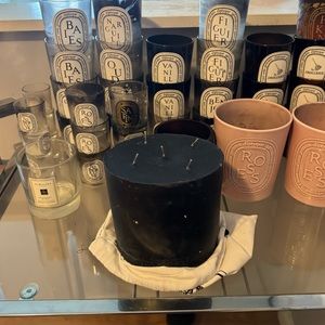 diptyque WAX ONLY refill for 1500gram Extra Large Baies candle indoor/outdoor